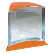 Аквариум для петушка cо светодиодной подсветкой, оранжевый (I-121)