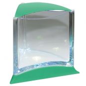 Аквариум для петушка cо светодиодной подсветкой, зеленый (I-120)