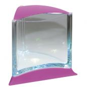 Аквариум для петушка cо светодиодной подсветкой, фиолетовый (I-119)