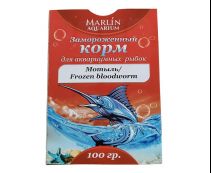 Мотыль замороженный средний (блистер) 10 упаковок по 100г купить с доставкой